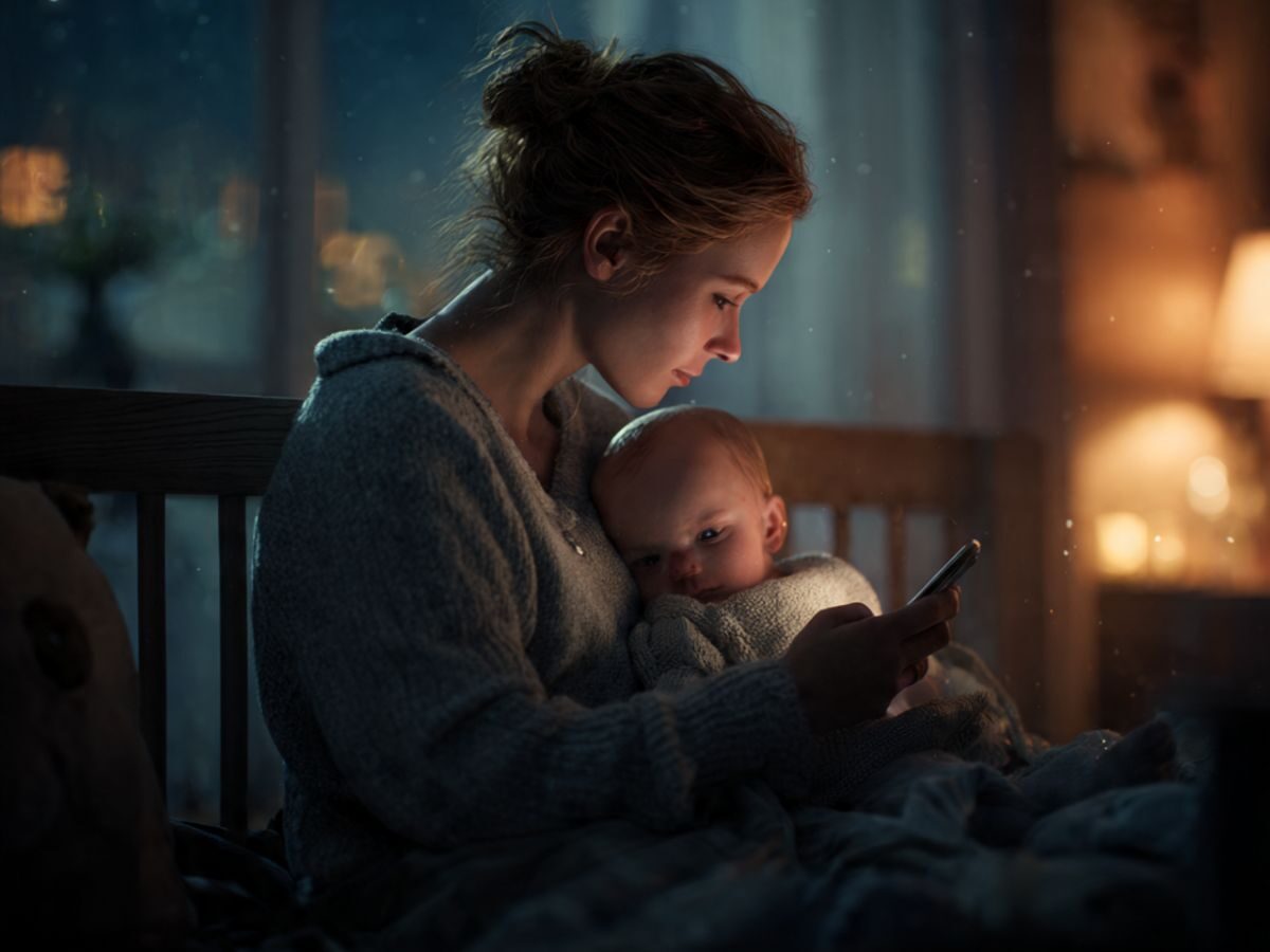 Thinking of Yours: Motherhood 2.0: When Lullabies Sync With Notifications