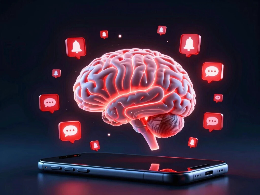 Thinking of Yours: The Brain on Notifications: What Constant Alerts Are Doing to Human Focus